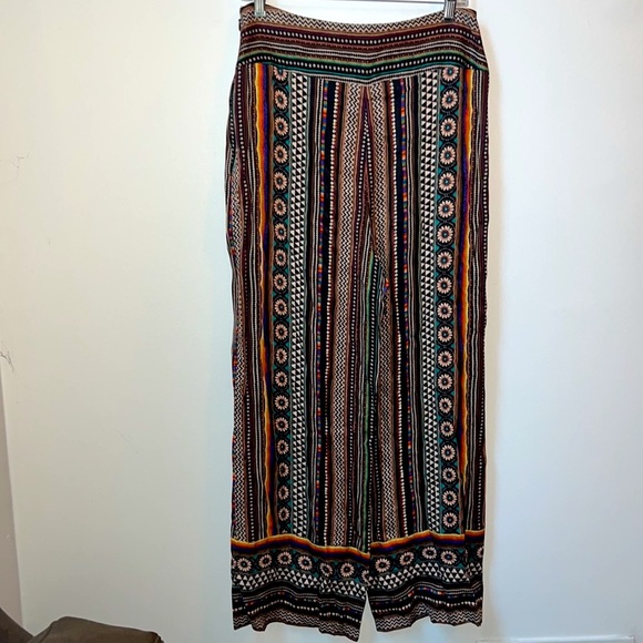 FARM Rio Anthropologie Cropped Wide Leg Pants M Medium NWT! - Picture 3 of 6